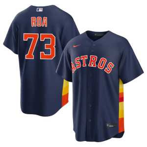 Christian Roa #73 Houston 'Stros Game Navy Men's Jerseys 991864-529 - Image 1