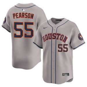 Houston Astronauts Authentic Gray Nate Pearson Men #55 Jersey 855298-684 - Image 1