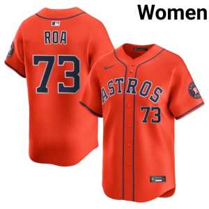 Women's Houston Orange Christian Roa #73 Popular Jerseys 309823-740 - Image 1